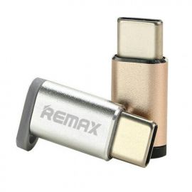 Переходник Type-C для зарядки MicroUSB Remax RA-USB1 <серебро>