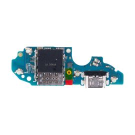 Плата нижняя для Huawei STG-LX1 на системный разъем, разъем Sim-карты и микрофон (оригинал)
