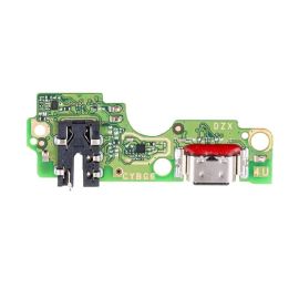 Плата нижняя для Infinix Hot 40i (X6528B) на системный разъем, разъем гарнитуры и микрофон