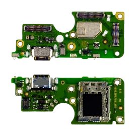 Плата нижняя для Infinix Zero 30 5G (X6731) на системный разъем, разъем Sim-карты и микрофон (оригинал OEM)