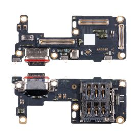 Плата нижняя для Realme GT 7T на системный разъем, разъем Sim-карты и микрофон (оригинал)