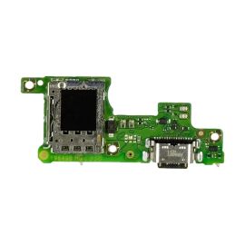 Плата нижняя для Tecno Spark 20 Pro+ (KJ7) на системный разъем, разъем Sim-карты и микрофон (оригинал)