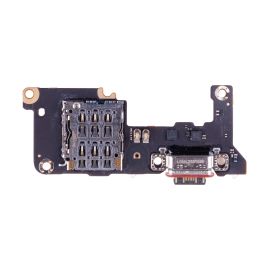 Плата нижняя для Xiaomi 15T на системный разъем, разъем Sim-карты и микрофон (оригинал)