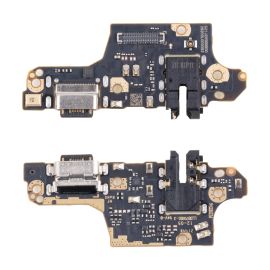 Плата нижняя для Xiaomi Poco X3 NFC на системный разъем, разъем гарнитуры и микрофон (оригинал SP)