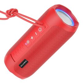 Колонка Borofone BR21 (Bluetooth/2 x 5 Вт/1200 mAh) <красный>