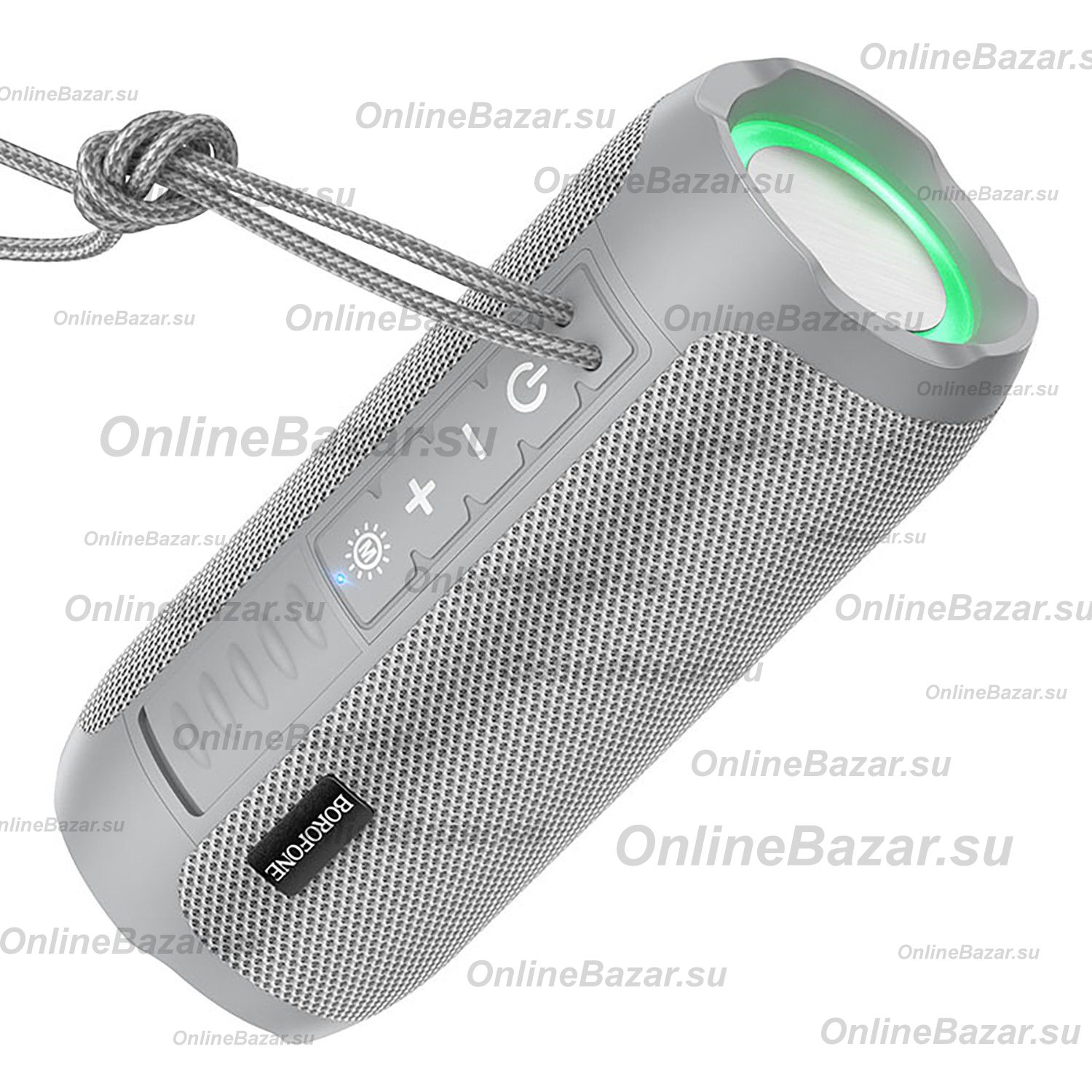 Колонка Borofone BR21 (Bluetooth/2 x 5 Вт/1200 mAh) <серый> ― OnlineBazar.su