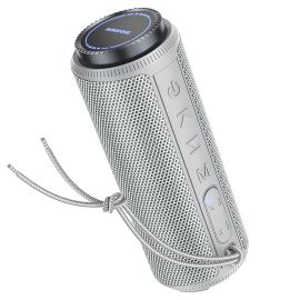 Колонка Borofone BR21 (Bluetooth/2 x 5 Вт/1200 mAh) <серый>