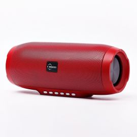 Колонка Kurato Brera-001 (Bluetooth/MicroUSB/USB/AUX/5 Вт/1800 mAh) <красный>