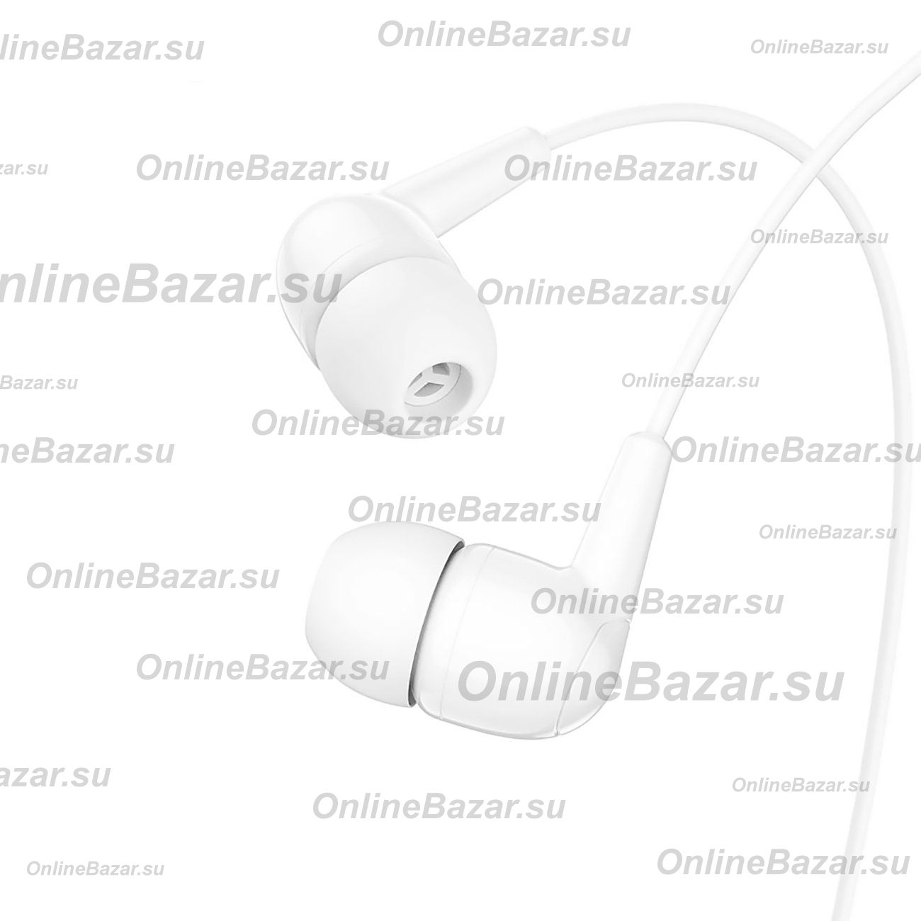 Гарнитура 3.5 Hoco M97 <белый> ― OnlineBazar.su