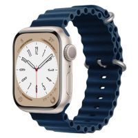 Ремешки для Apple Watch Ultra (49 mm) Ocean Band силиконовый <темно-синий> ― OnlineBazar.su