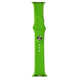 Ремешки для Apple Watch Series 3 (42 mm) Sport Band силиконовый (размер L) <зеленый>