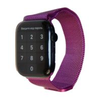 Ремешки для Apple Watch 42/44/45/49 mm металлический миланский <фиолетовый> ― OnlineBazar.su