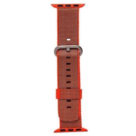 Ремешки для Apple Watch Series 7 (41 mm) плетеный нейлон <оранжевый>