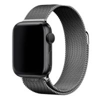 Ремешки для Apple Watch Series 3 (42 mm) металлический миланский <черный> ― OnlineBazar.su