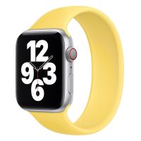 Ремешок для Apple Watch Series 3 (42 mm) Sport Band монобраслет силиконовый (размер L/180 мм) <канареечный> ― OnlineBazar.su