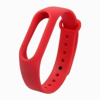 Ремешок для Xiaomi Mi Band 3 силиконовый <красный> ― OnlineBazar.su
