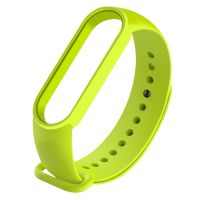 Ремешок для Xiaomi Mi Band 5 силиконовый <зеленый> ― OnlineBazar.su