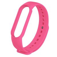 Ремешок для Xiaomi Mi Band 5 силиконовый <розовый> ― OnlineBazar.su