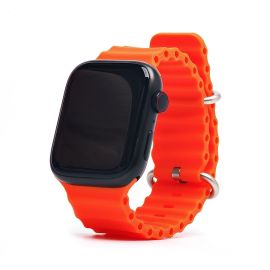 Ремешки для Apple Watch SE (40 mm) Ocean Band силиконовый <оранжевый>