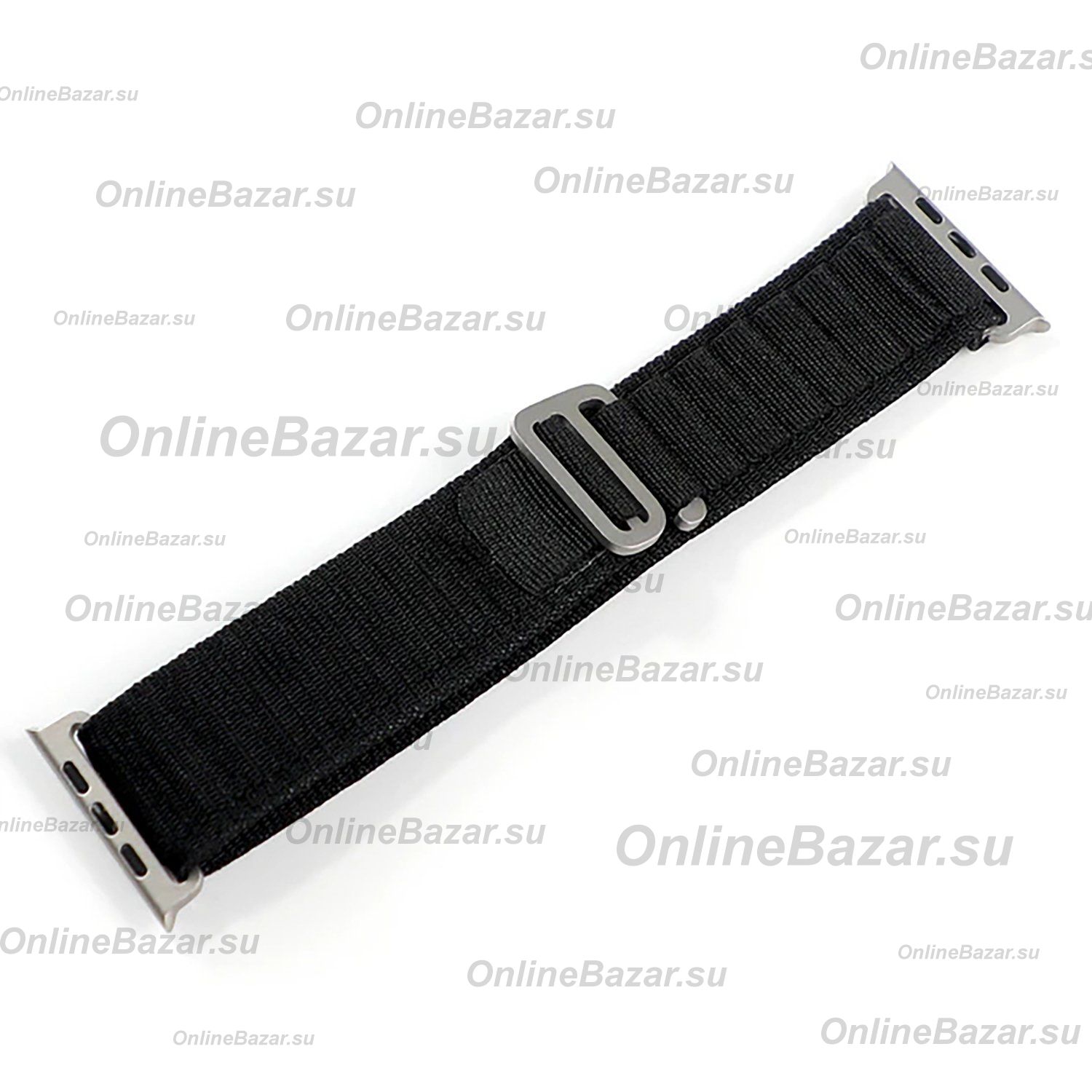 Ремешок для Apple Watch Series 8 (41 mm) Alpine Loop текстиль <черный> ― OnlineBazar.su