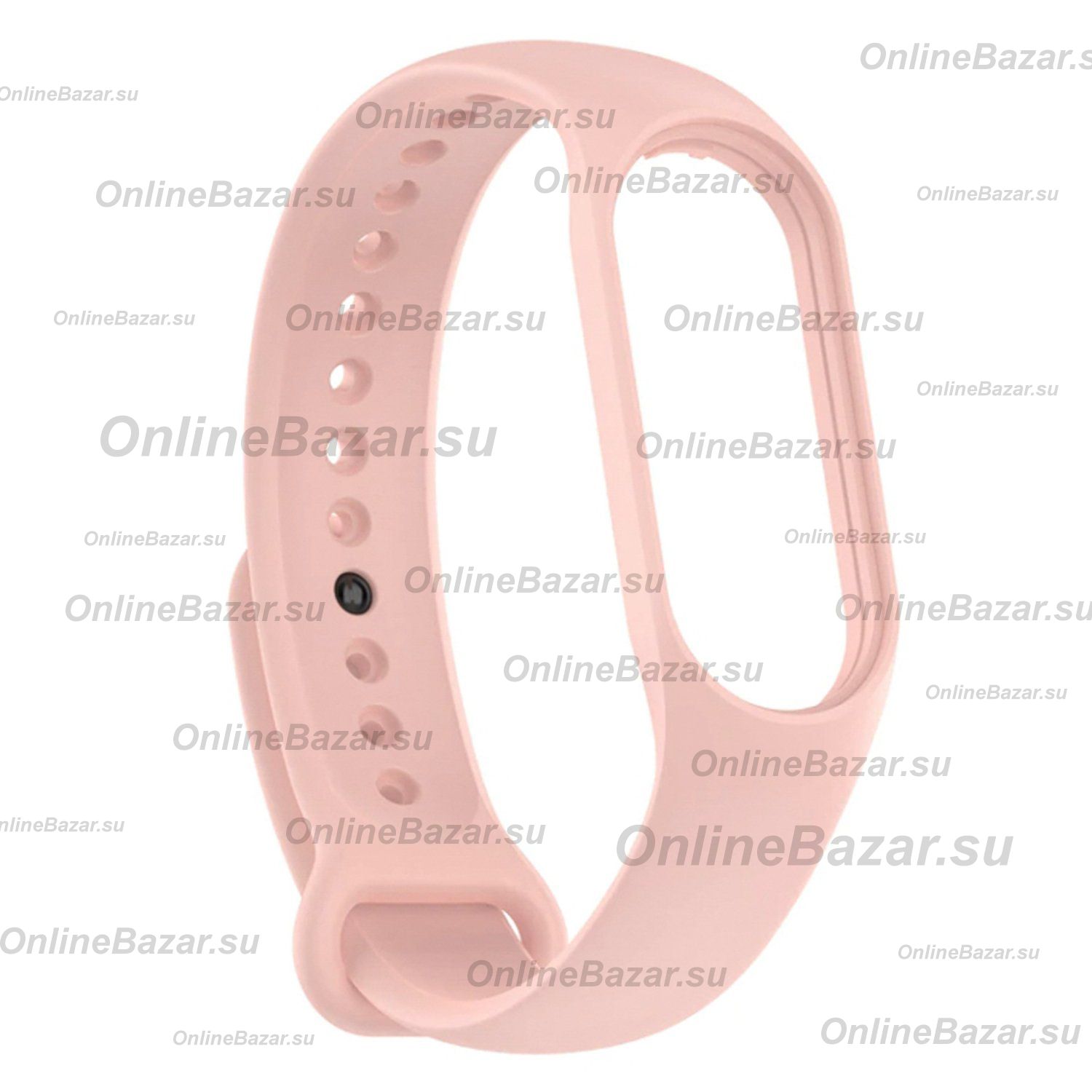 Ремешок для Xiaomi Mi Band 7 силиконовый <персиковый> ― OnlineBazar.su