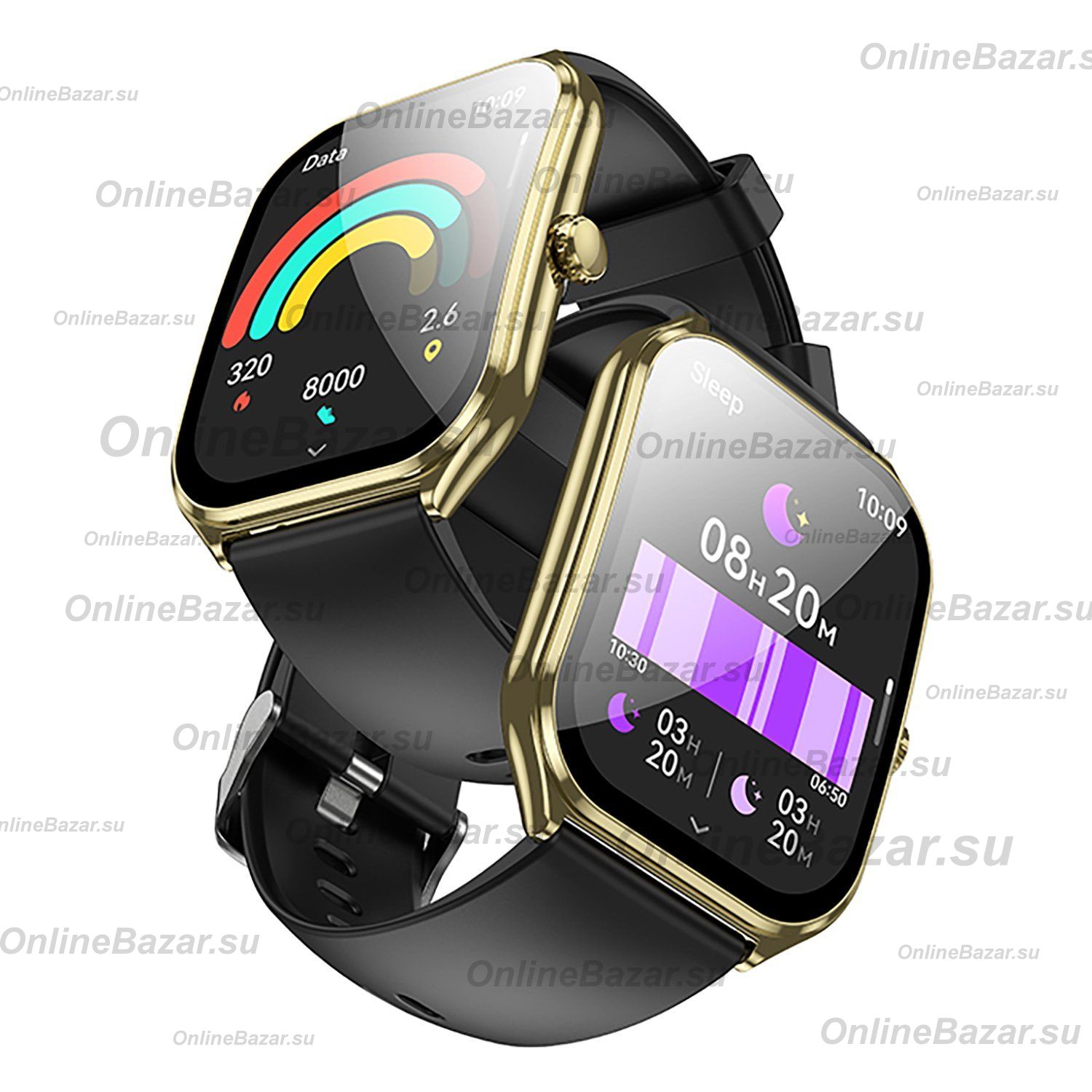 Смарт часы Hoco Y28 <золотой> ― OnlineBazar.su