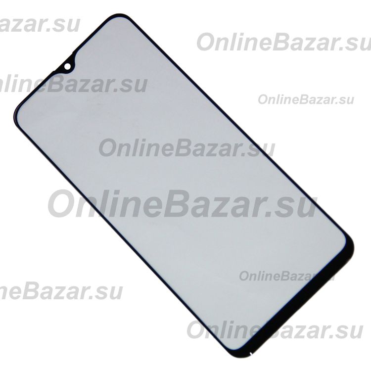 Стекло для Samsung SM-A205F (Galaxy A20) в сборе с OCA пленкой <черный> ― OnlineBazar.su