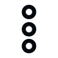 Стекло камеры для Huawei Honor 400 Lite (комплект 3 шт.) <черный> ― OnlineBazar.su