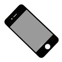 Стекло для Apple iPhone 4 <черный> ― OnlineBazar.su