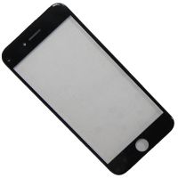 Стекло для Apple iPhone 7 в сборе с рамкой и OCA пленкой <черный> ― OnlineBazar.su