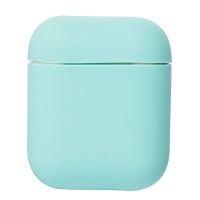 Чехол для кейса наушников Apple AirPods силиконовый Soft Touch <светло-голубой> ― OnlineBazar.su