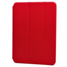 Чехол для Apple iPad Air 10.9 2020 кожзам + смарт панель <красный>