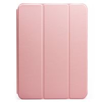 Чехол для Apple iPad Air 5 10.9 (2022) кожзам + смарт панель <розовый песок> ― OnlineBazar.su