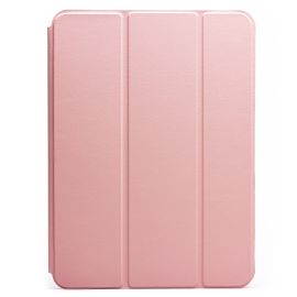 Чехол для Apple iPad Air 5 10.9 (2022) кожзам + смарт панель <розовый песок>