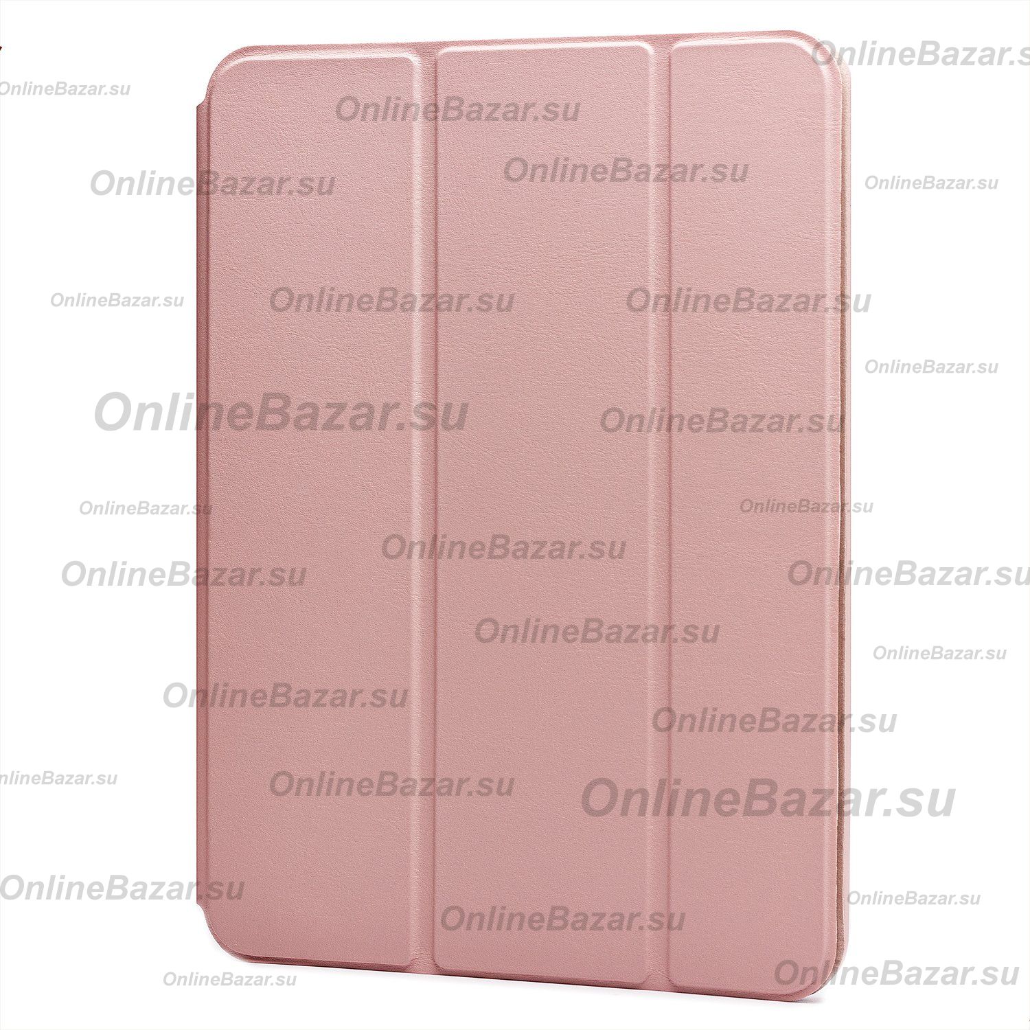 Чехол для Apple iPad Air 5 10.9 (2022) кожзам + смарт панель <розовый песок> ― OnlineBazar.su