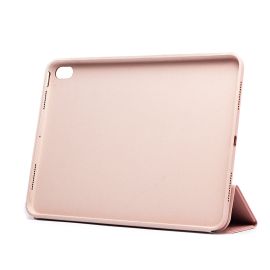 Чехол для Apple iPad Air 5 10.9 (2022) кожзам + смарт панель <розовый песок>
