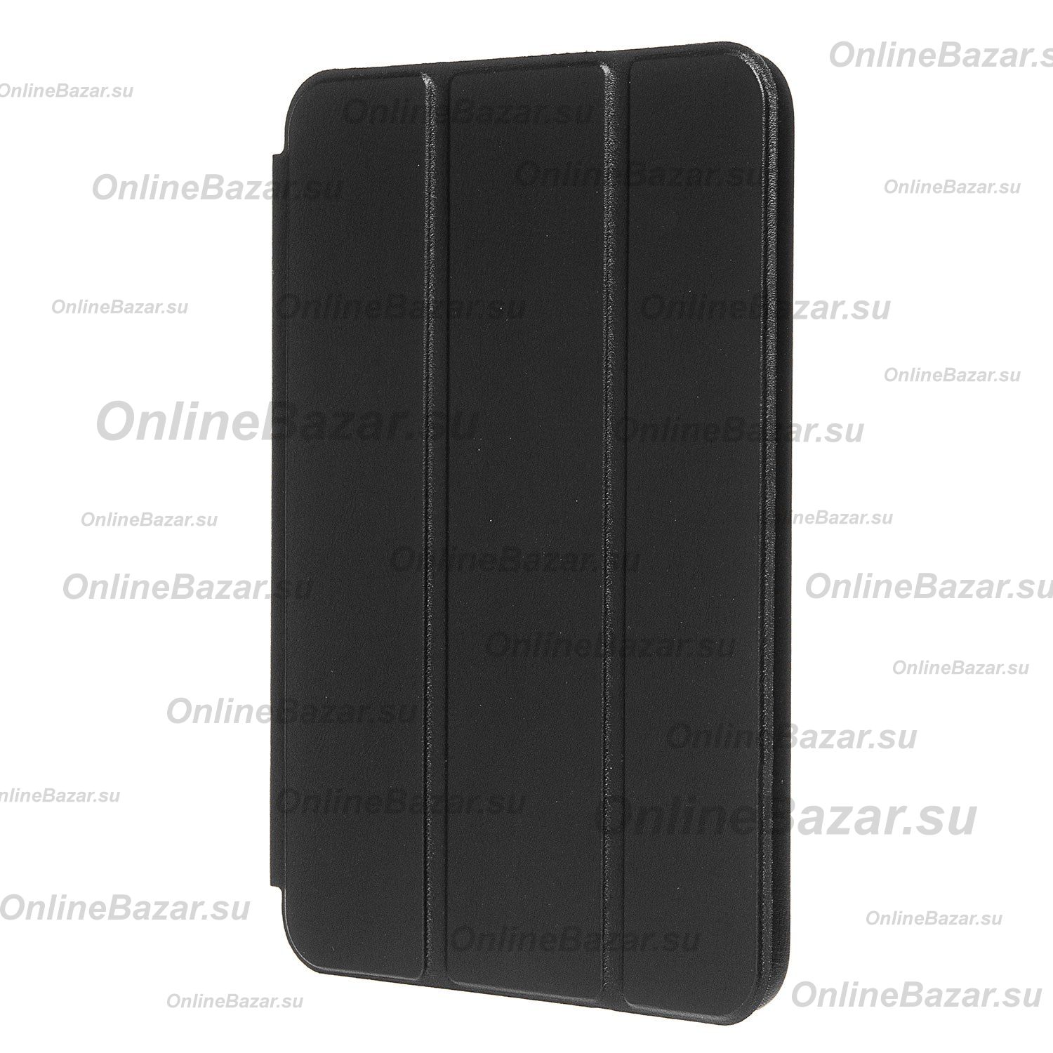 Чехол для Apple iPad mini 8.3 (2021) кожзам + смарт панель <черный> ― OnlineBazar.su