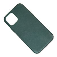 Чехол для Apple iPhone 12 Pro Leather MagSafe <темно-зеленый> (премиум) ― OnlineBazar.su