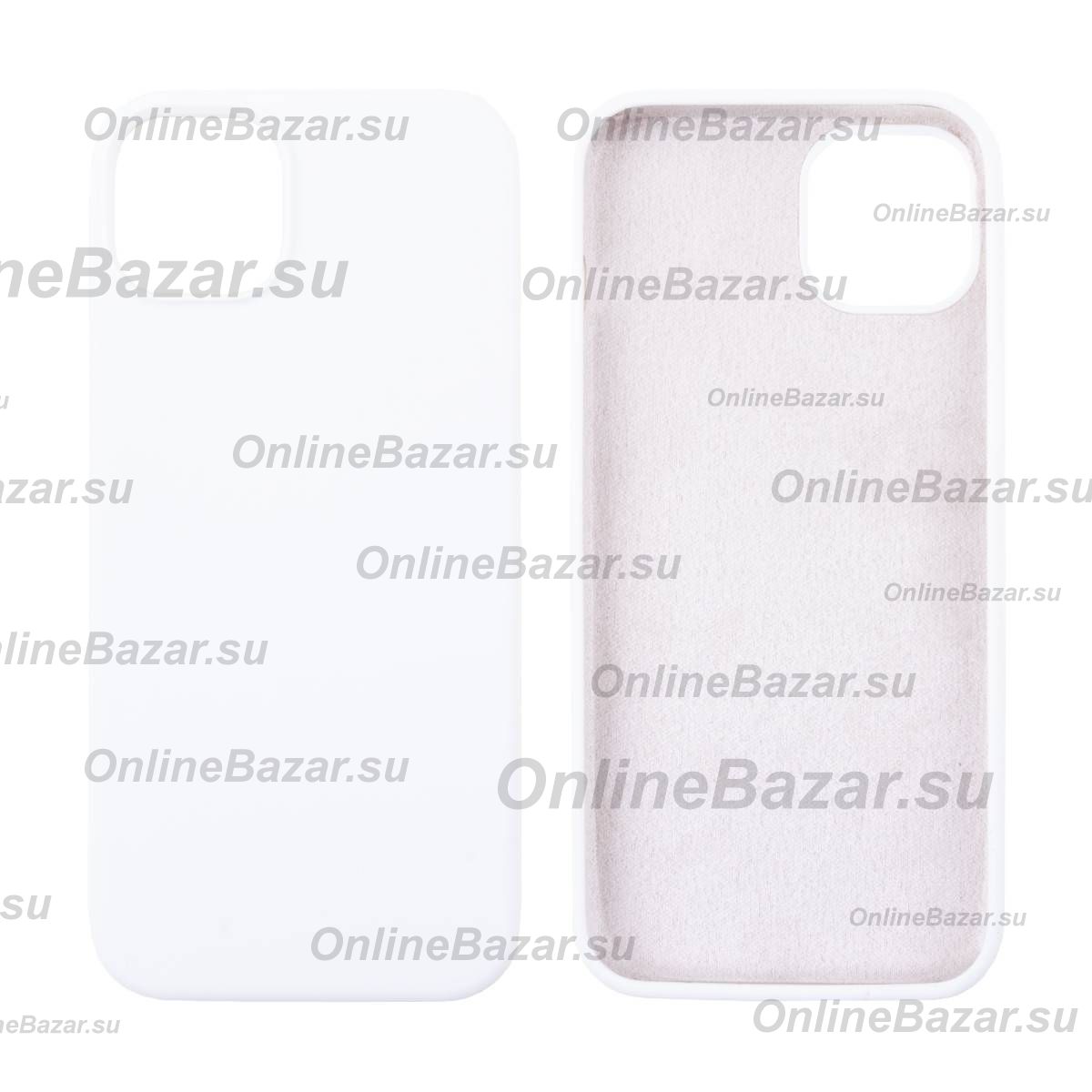 Чехол для Apple iPhone 15 PromiseMobile силиконовый Soft Touch <белый> ― OnlineBazar.su