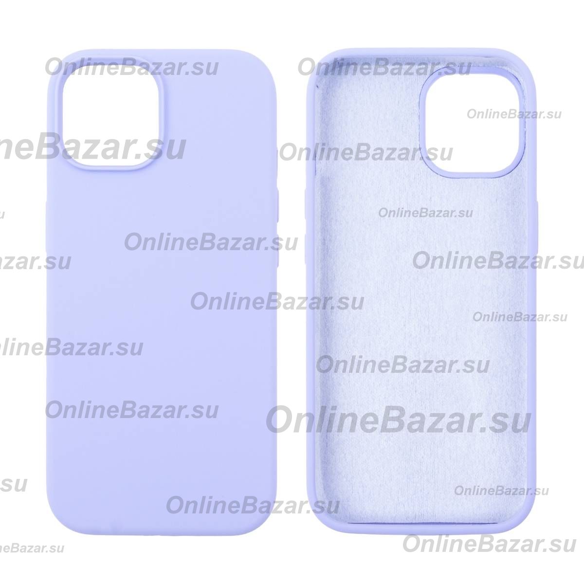 Чехол для Apple iPhone 15 PromiseMobile силиконовый Soft Touch <сиреневый> ― OnlineBazar.su