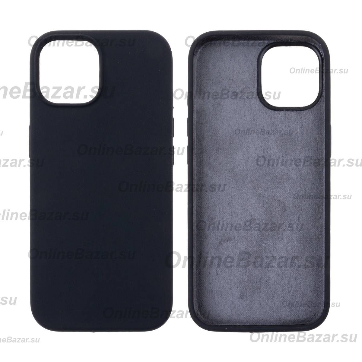 Чехол для Apple iPhone 15 PromiseMobile силиконовый Soft Touch <черный> ― OnlineBazar.su