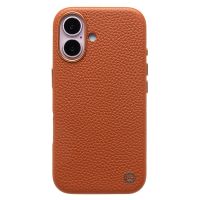 Чехол для Apple iPhone 16 натуральная кожа зернистая MagSafe <коричневый> ― OnlineBazar.su