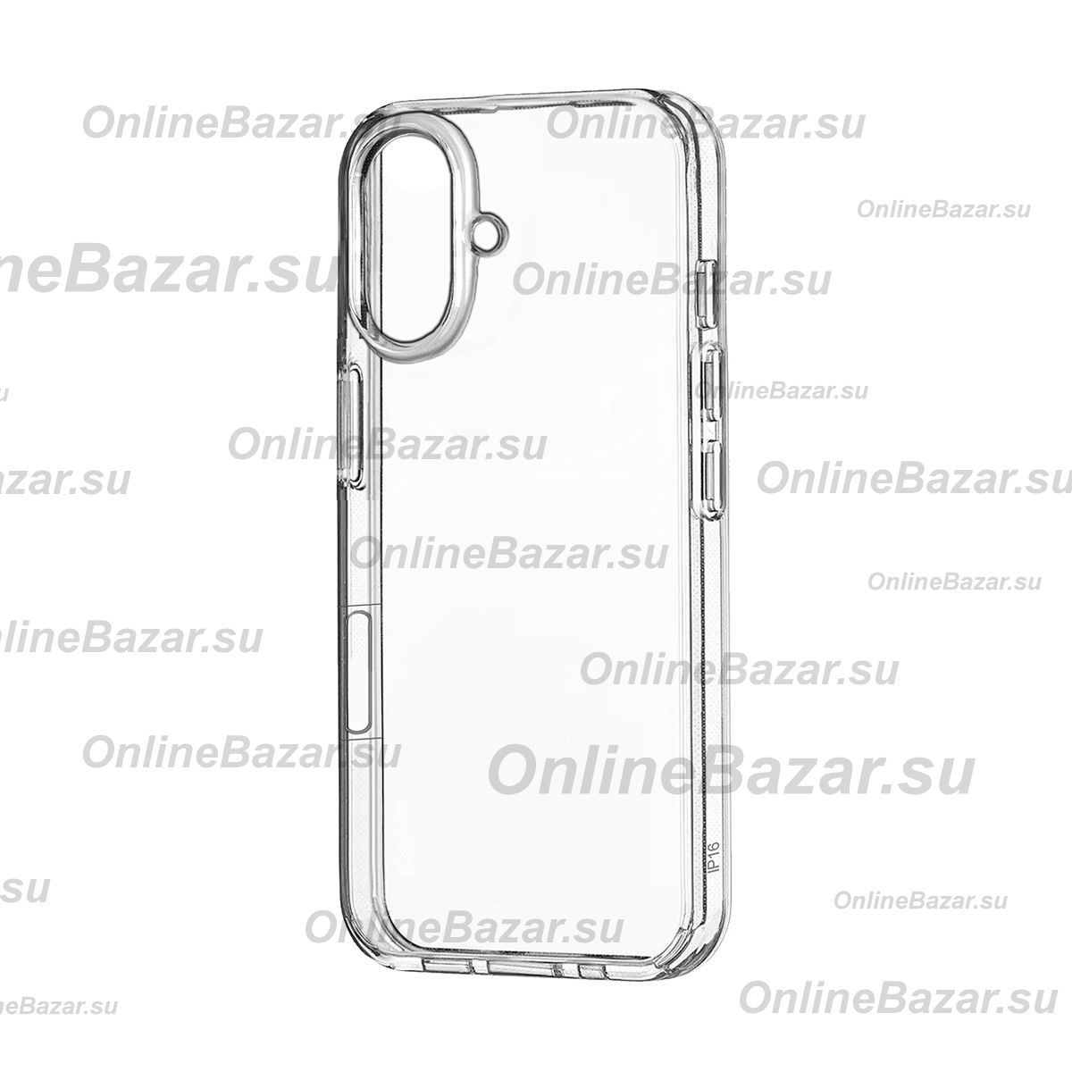 Чехол для Apple iPhone 16 PromiseMobile силиконовый с защитой камеры <прозрачный> ― OnlineBazar.su