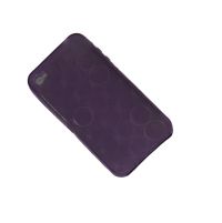 Чехол для Apple iPhone 4s силиконовый серия круги <фиолетовый> ― OnlineBazar.su
