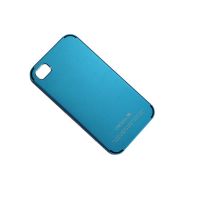 Чехол для Apple iPhone 4 CROSS LINE алюминиевый <голубой> ― OnlineBazar.su
