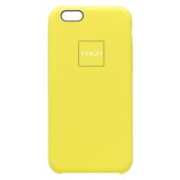 Чехол для Apple iPhone 6s силиконовый Soft Touch <лимонный> (премиум) ― OnlineBazar.su