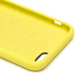 Чехол для Apple iPhone 6s силиконовый Soft Touch <лимонный> (премиум)