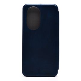 Чехол для Honor 200 (ELI-NX9) флип боковой кожзам №3 <синий>