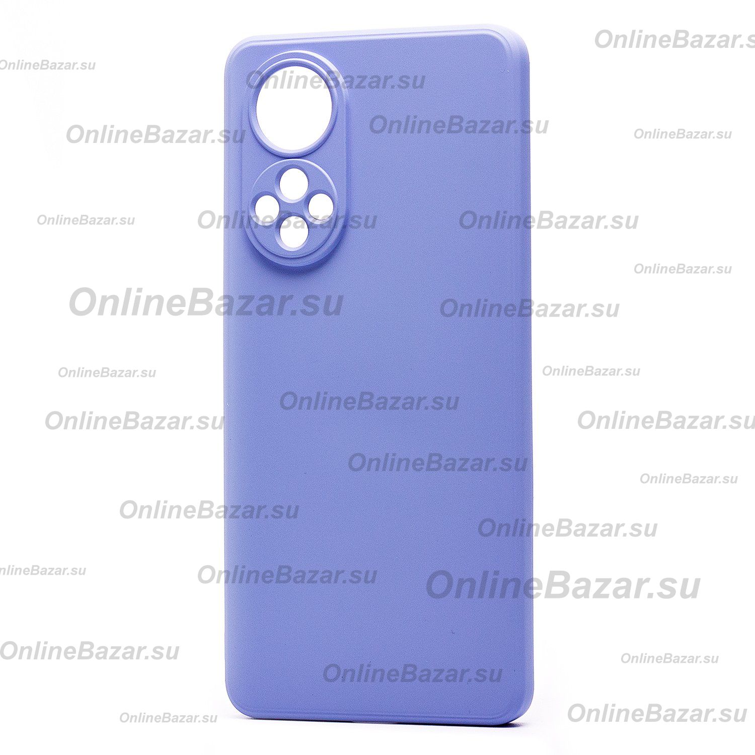 Чехол для Huawei Honor 50 силиконовый Soft Touch 4 <светло-фиолетовый> ― OnlineBazar.su