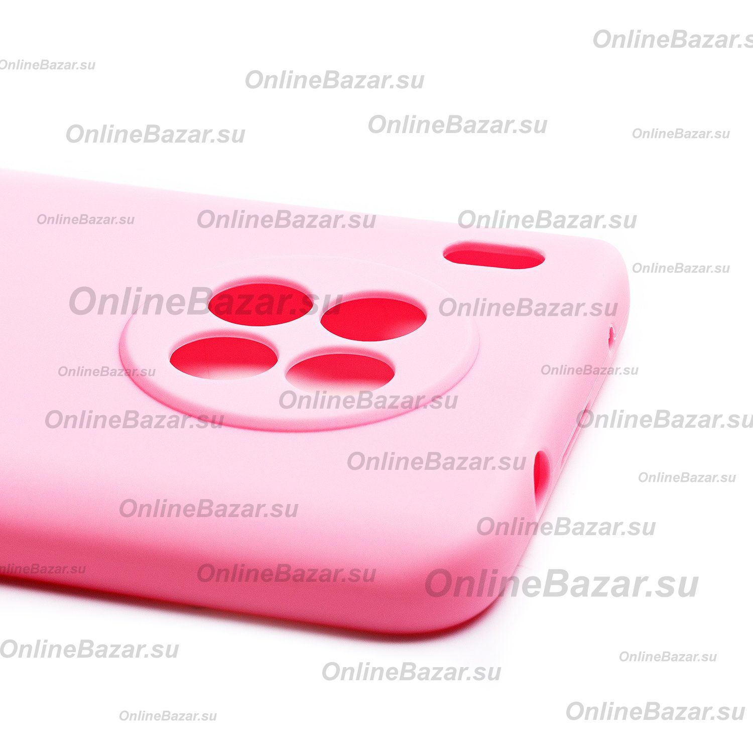 Чехол для Huawei Honor 50 Lite силиконовый матовый №5 <розовый> ― OnlineBazar.su